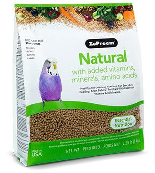 ZuPreem Natural Bird Food
